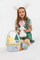 Easter Basket -My First Easter Basket Stuffed Plush Playset Baby's First Easter Basket Stuffed Cartoon Bunny Easter Egg Plush Basket for Kids 5pcs (Blue)